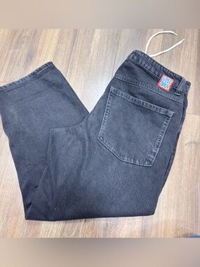 Empyre 100% cotton mens Black baggy jeans 32